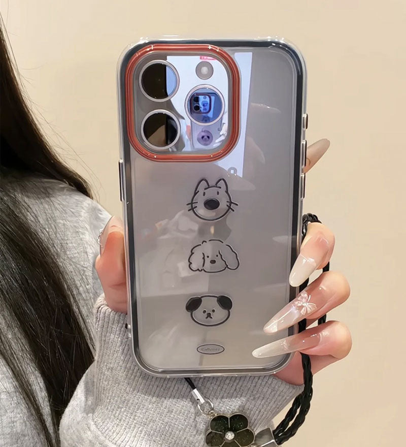 Transparent Animal Outline Phone Case