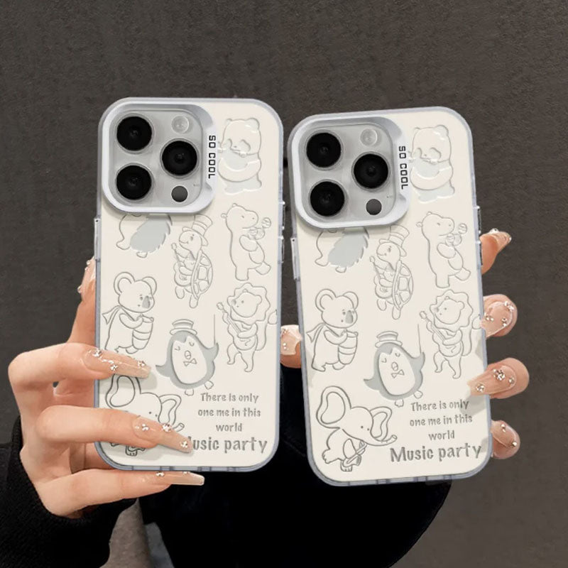 Cartoon Animal Shockproof Phone Case