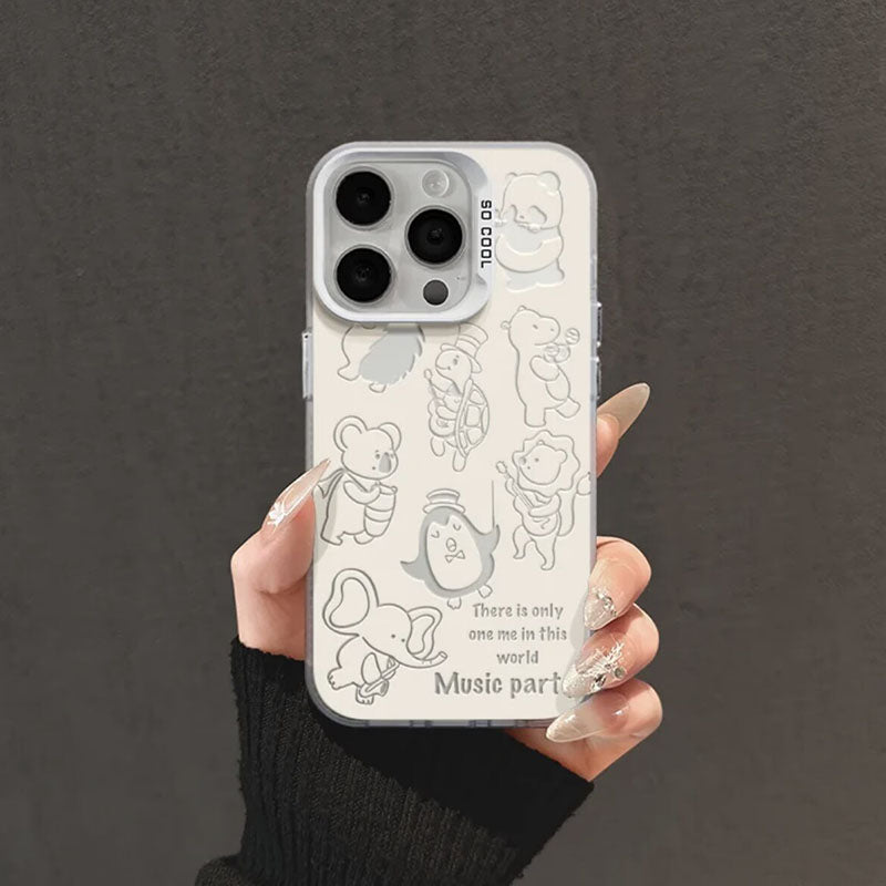 Cartoon Animal Shockproof Phone Case