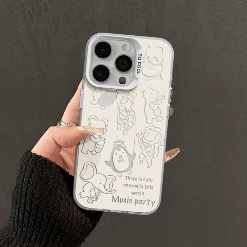 Cartoon Animal Shockproof Phone Case