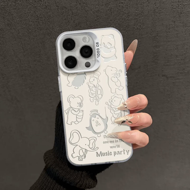 Cartoon Animal Shockproof Phone Case